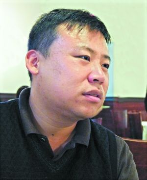 來自廣東的留學生馬博打算回國就業。（陳安 攝）