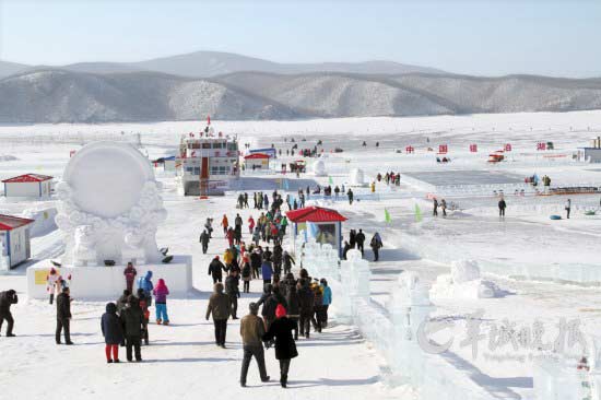 鏡泊湖冰雪游樂區-宮俊峰攝