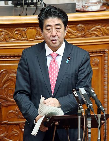 安倍指名批中國破壞日本和平環境原文配圖