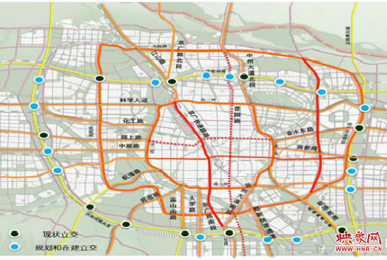 兩環(huán)十七放射景觀廊道建設(shè)。