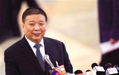 國(guó)土資源部部長(zhǎng)姜大明。新華社記者