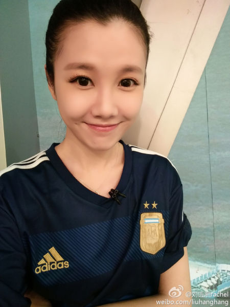 今夜，“烏賊劉”穿上了阿根廷球衣