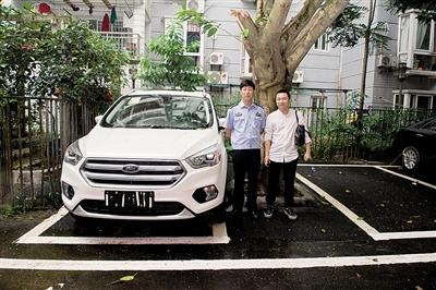 渝北警方送還追回的翼虎SUV。 渝北警方供圖