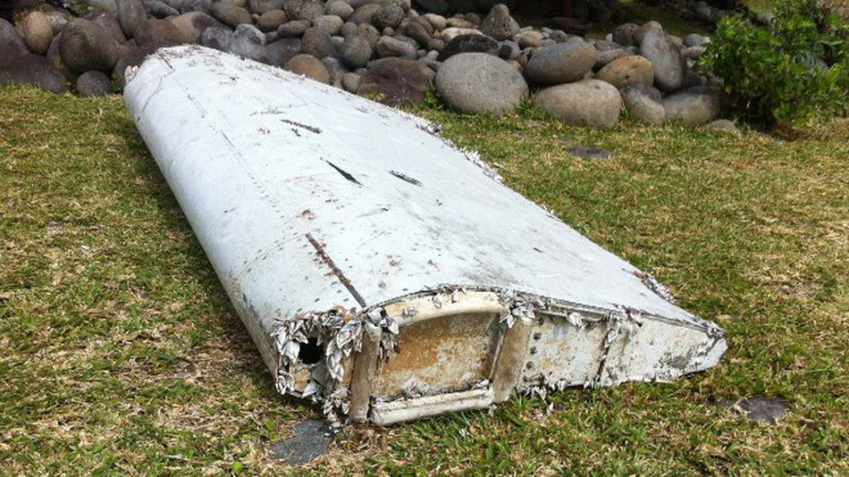 法屬留尼汪島現飛機殘骸