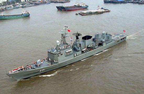 資料圖：中國為泰國建造的納萊頌恩級護衛艦。