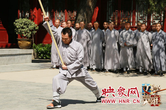吳樾挑戰少林棍