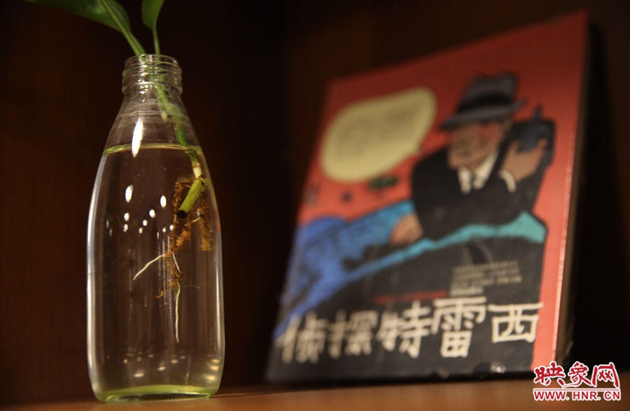 書店內的裝飾。